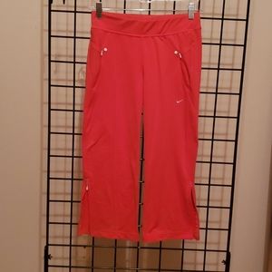 Nike stretch crop workout pants sz 0-2